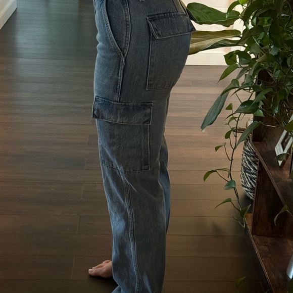 Denim Forum The 90s Edie Lo-Rise Cargo - Picture 3 of 6